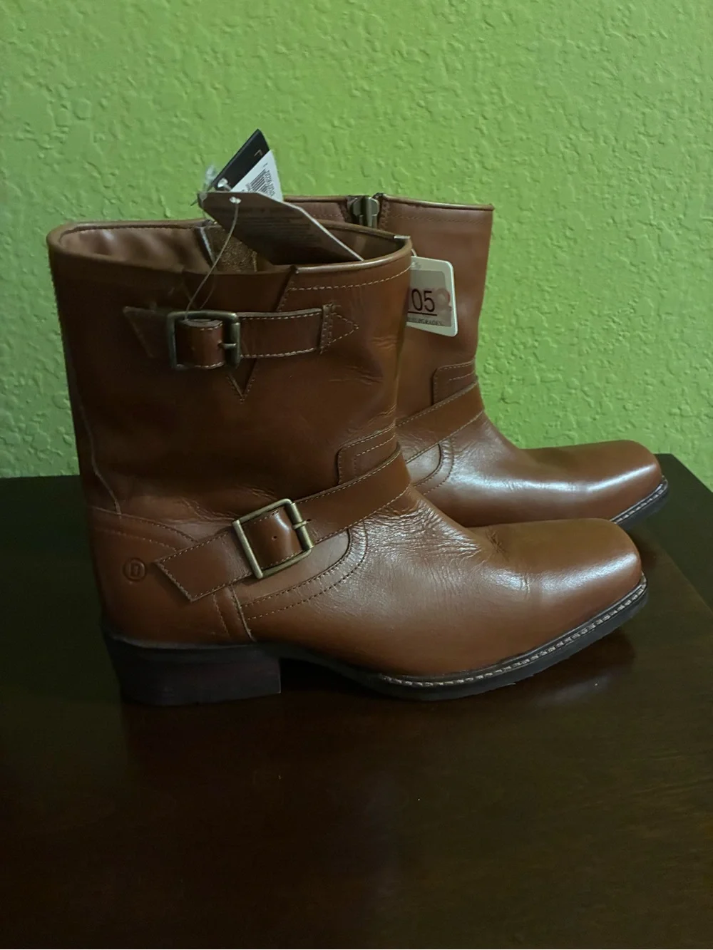 DINGO MEN  Hackett Motorcycle Boots LEATHER SIZE 10 D BNWT
